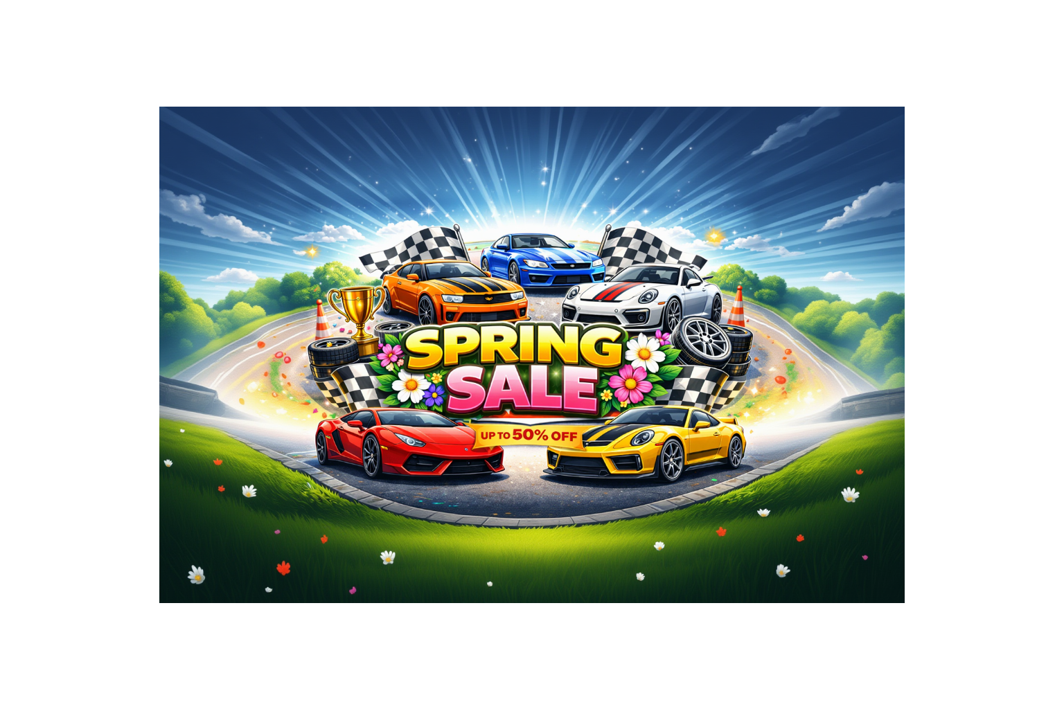 Spring Sale - Up to 50% Off!
