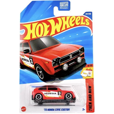 73 Honda Civic Custom - (Red) Hot Wheels