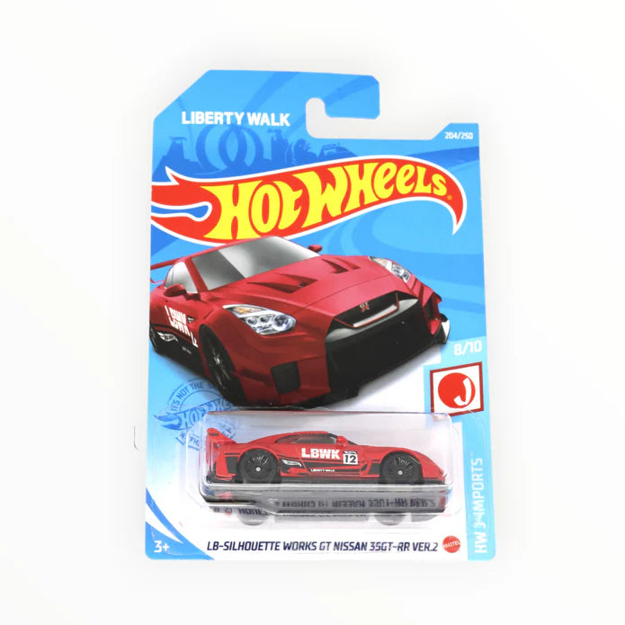 LB-SILHOUEETTE WORKS GT NISSAN 35GT-RR VER.2 (Red) Hot Wheels
