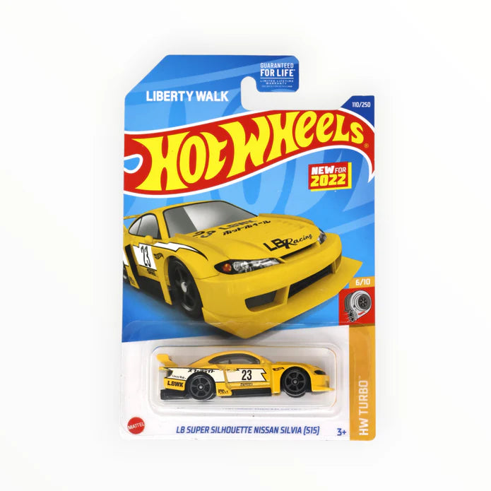 LB Super Silhouette Nissan Silvia (S15) (Yellow) Hot Wheels