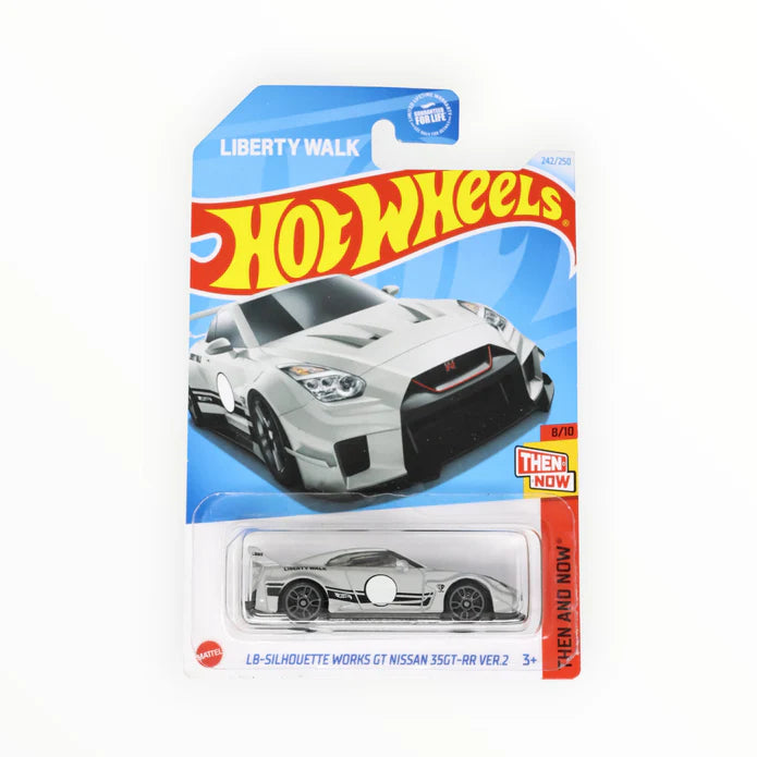 LB-SILHOUEETTE WORKS GT NISSAN 35GT-RR VER.2 (Grey) Hot Wheels
